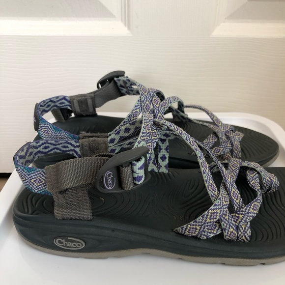 Chaco ZVOLV X2 Womens Sandals friendship bracelet pattern double strap - Picture 6 of 7